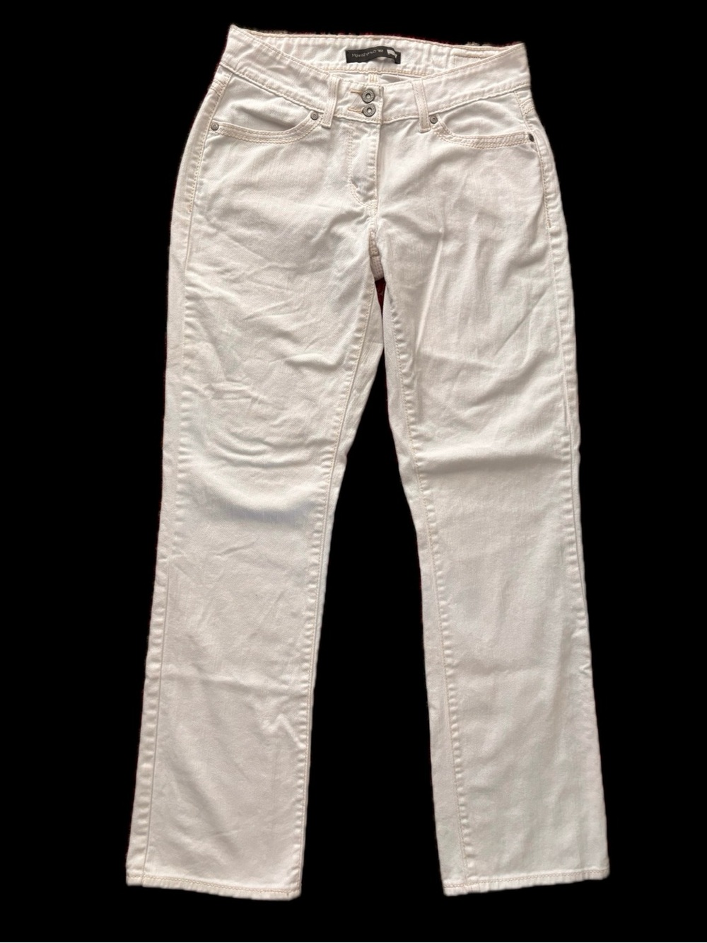 Levi's White 529 Curvy Straight Leg Women's Jeans